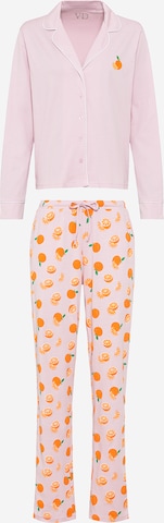 VIVANCE Pyjama in Pink: Vorderseite