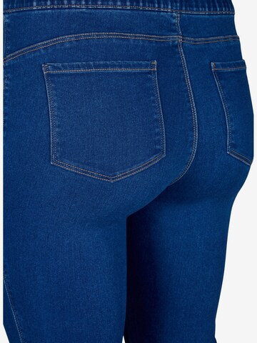 Slimfit Jeans de la Zizzi pe albastru