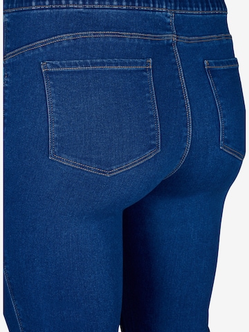 Zizzi Slimfit Jeans in Blauw