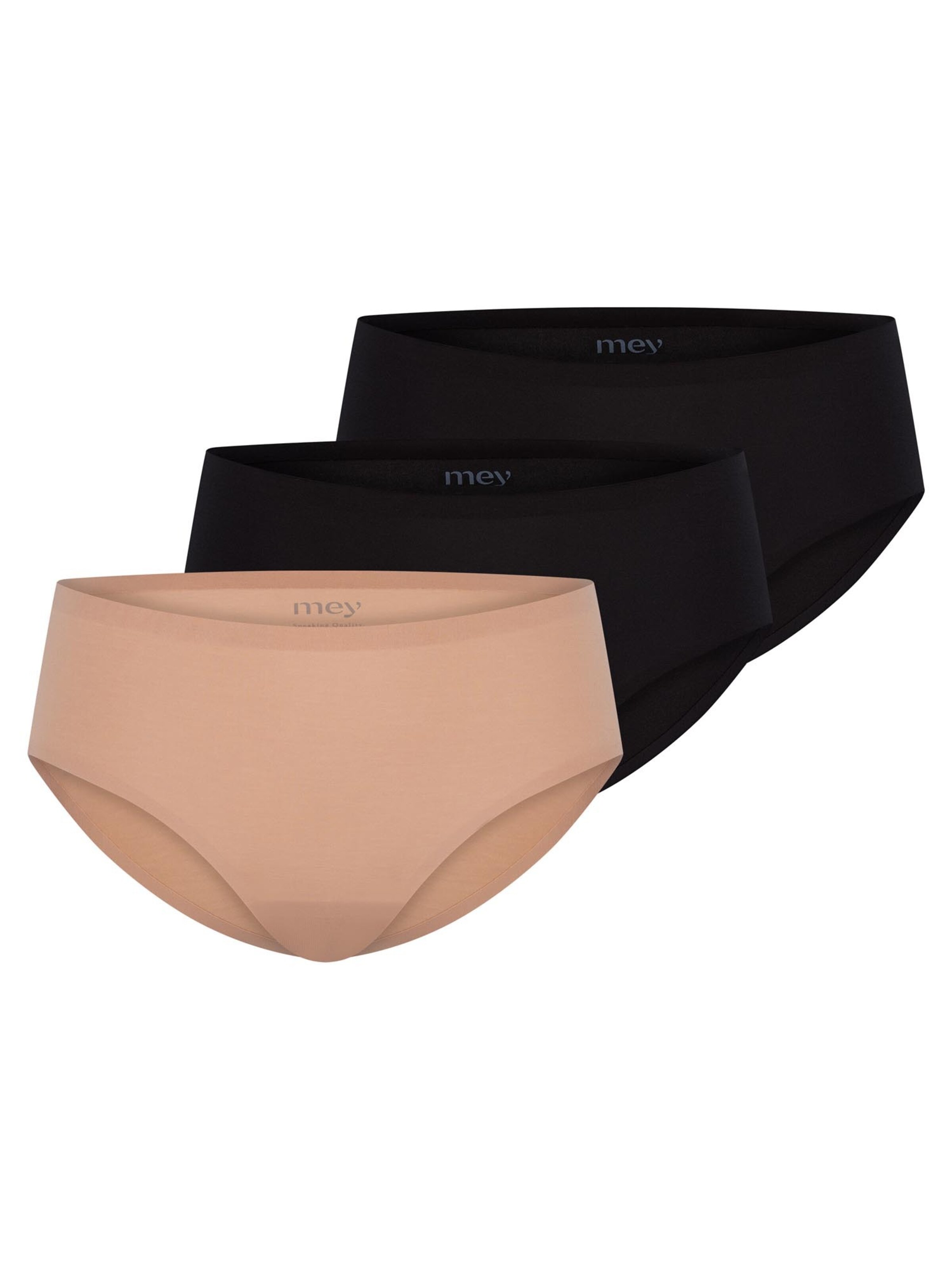 Mey Slip 'Simply Better Invisibles' in Zwart: voorkant