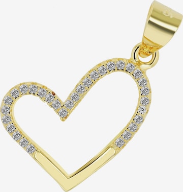 Akzent Anhänger 'Carlee, 925 Sterlingsilber, langlebig' in Gold: Vorderseite