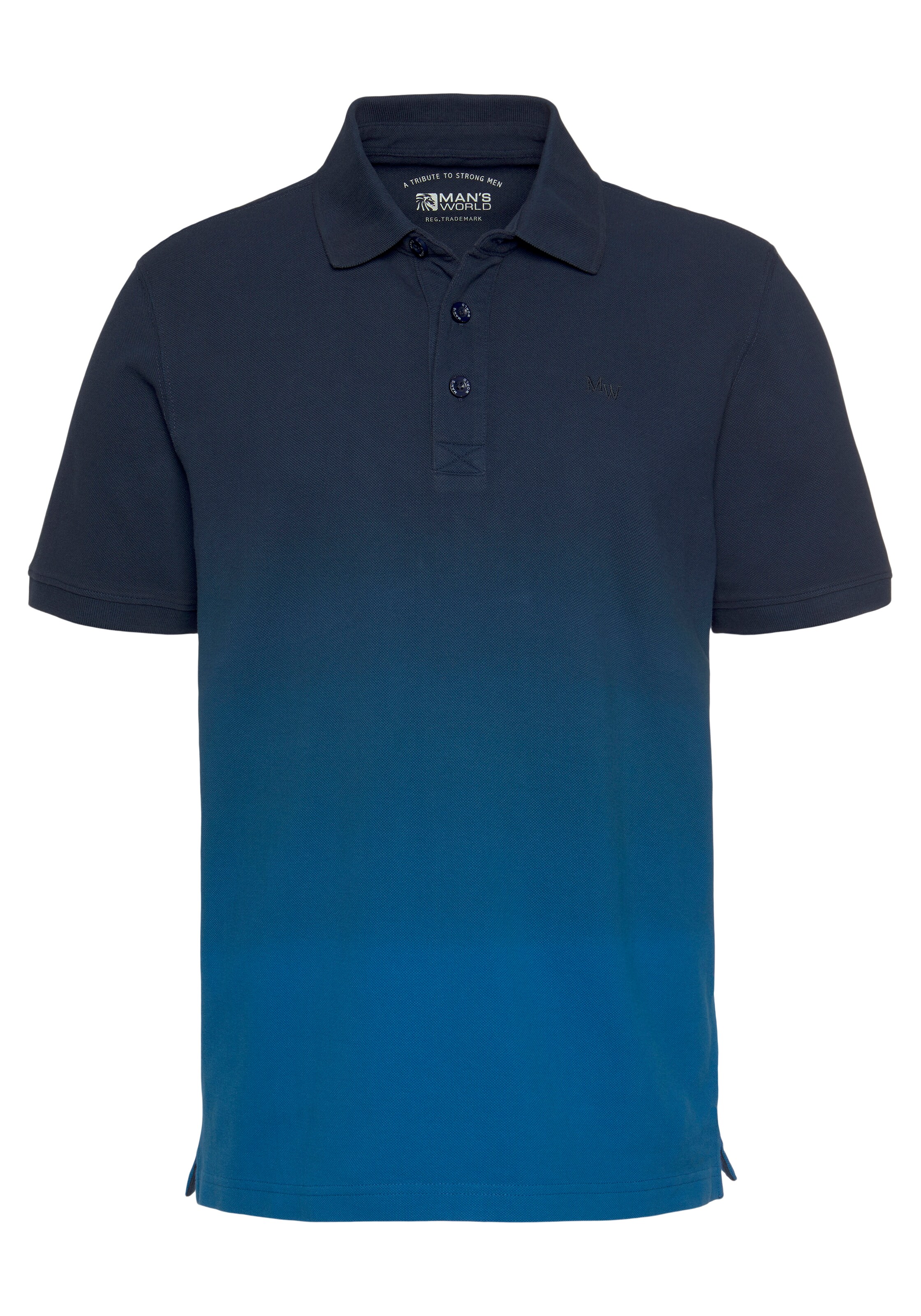 Man's World Shirt in Blau: Vorderseite