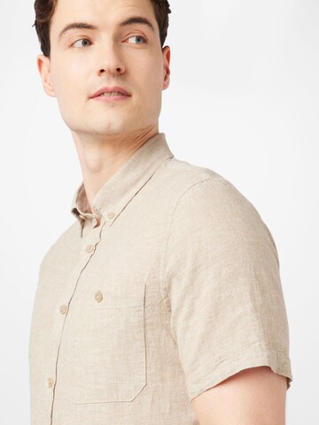 Matinique Regular fit Button Up Shirt 'Trostol' in Green