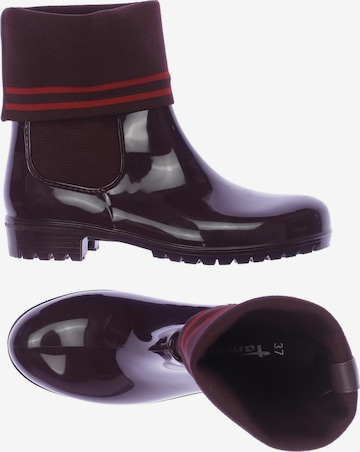 Tamaris Stiefelette 37 in Rot: Vorderseite