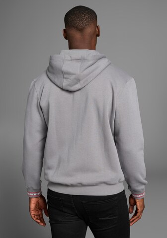 DELMAO Sweatjacke in Grau