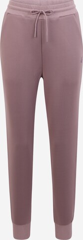 Effilé Pantalon de sport CURARE Yogawear en violet : devant