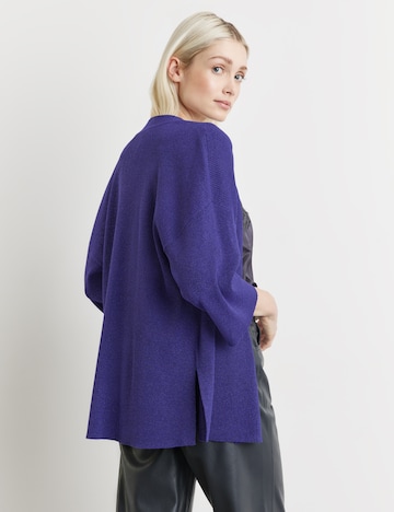 TAIFUN Knit Cardigan in Purple