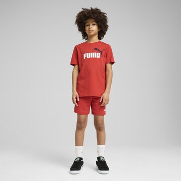 T-Shirt 'Essentials No.1' PUMA en rouge