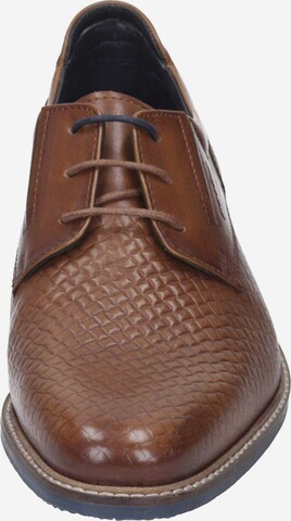 MANITU Lace-Up Shoes in Brown