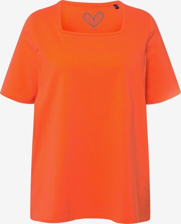 Ulla Popken Shirt in Oranje: voorkant