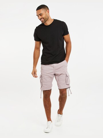 Regular Pantalon cargo 'Manchester' Threadbare en rose