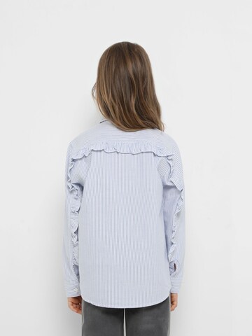 Scalpers Blouse 'Nos Frill' in Blauw