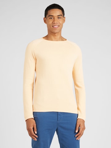 JACK & JONES Regular fit Sweater 'Hill' in Orange: front