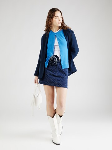 UNITED COLORS OF BENETTON Strickjacke in Blau