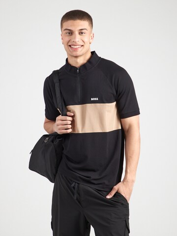 BOSS Performance shirt 'Pollan' in Black: front