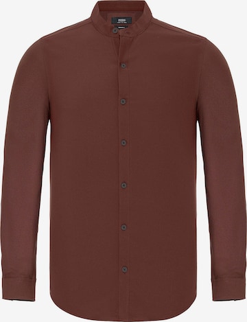 Antioch Regular fit Button Up Shirt in Brown: front