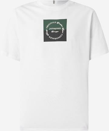 JACK & JONES Shirt 'JORCATSKILLS' in White: front