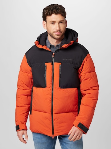 Didriksons Weatherproof jacket 'Hilmer 2' in Orange: front