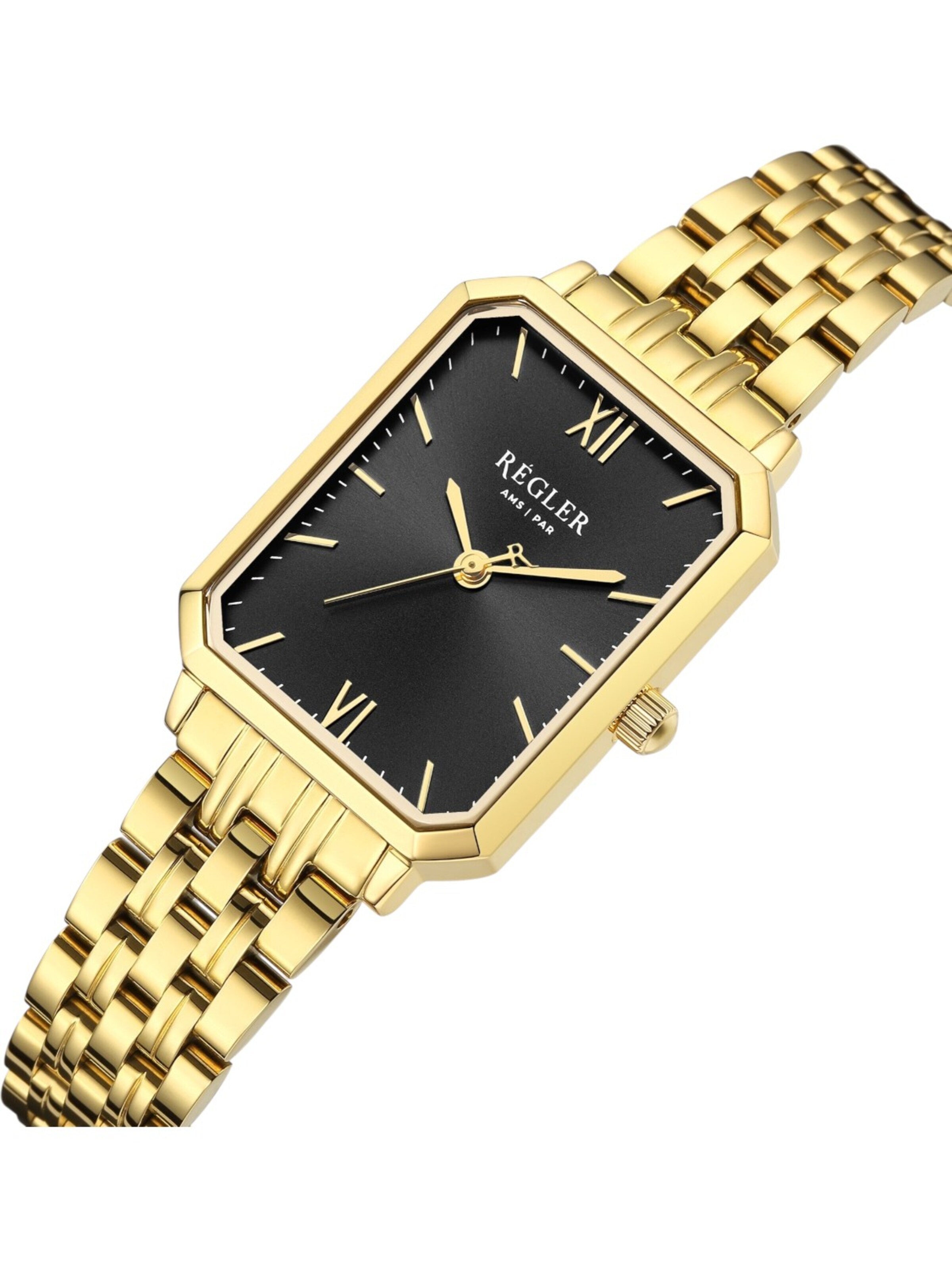 Régler Αναλογικό ρολόι 'Régler Élégance Steel Gold - Black' σε χρυσό
