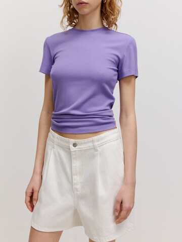 T-shirt 'Naara' EDITED en violet : devant