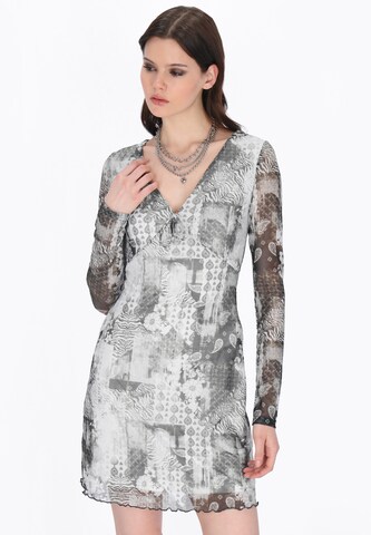 myMo ROCKS - Vestido en gris: frente