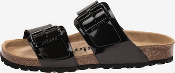 Palado Mules 'Samos EGS' in Black: front