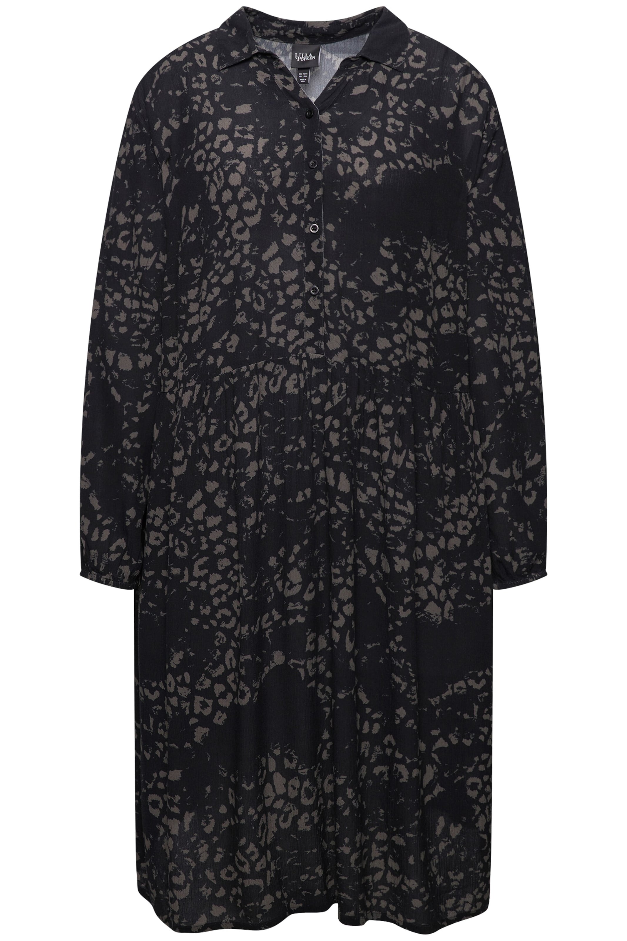 Ulla Popken Jurk in Zwart: voorkant