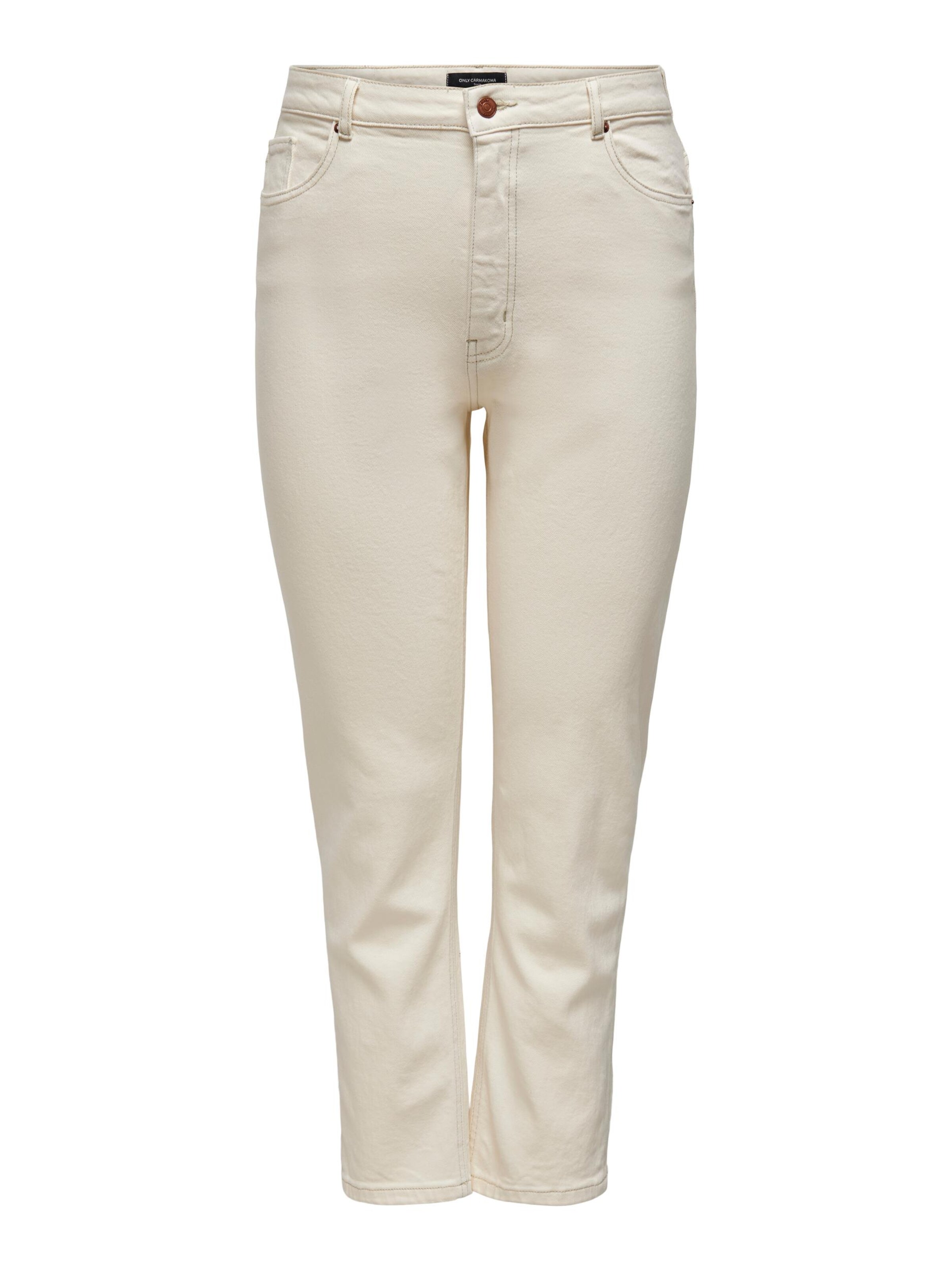 Frauen Jeans ONLY Carmakoma Jeans 'Eneda' in Ecru - RP86523 Frauen Jeans ONLY Carmakoma Jeans 'Eneda' in Ecru - RP86523