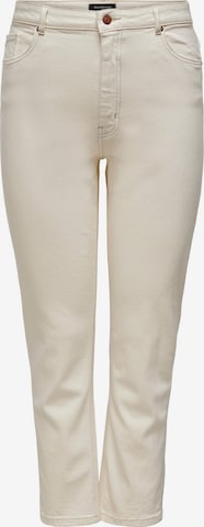 ONLY Carmakoma Slimfit Jeans 'Eneda' in Beige: predná strana