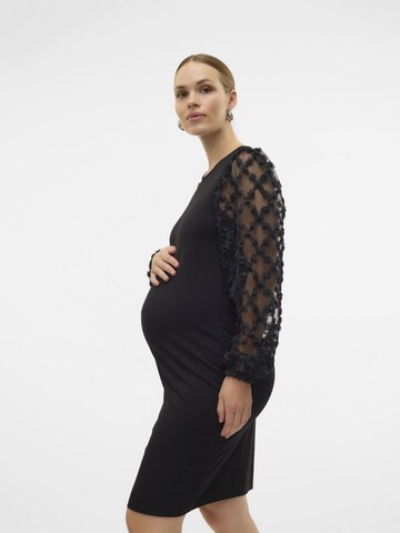 Robe 'MLPaula' MAMALICIOUS en noir : devant