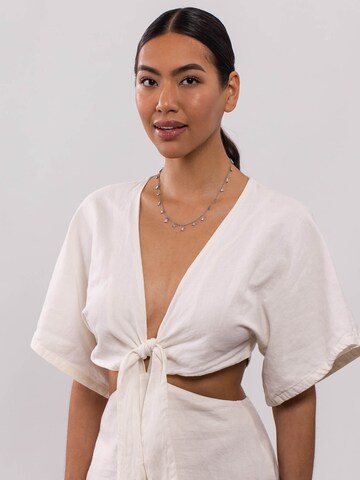 PURELEI Ketting 'Powder' in Zilver
