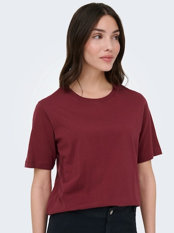 JDY Футболка 'JDYREX' в Красный