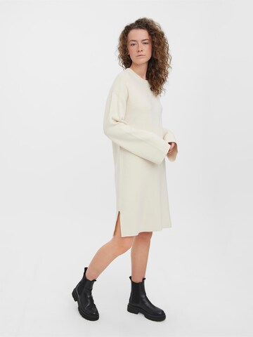 VERO MODA Knitted dress in Beige