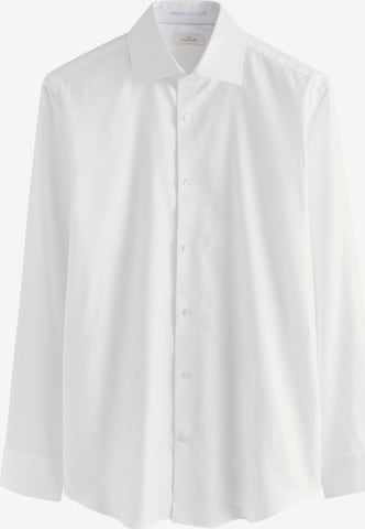 NextRegular Fit Košulja - bijela boja: prednji dio