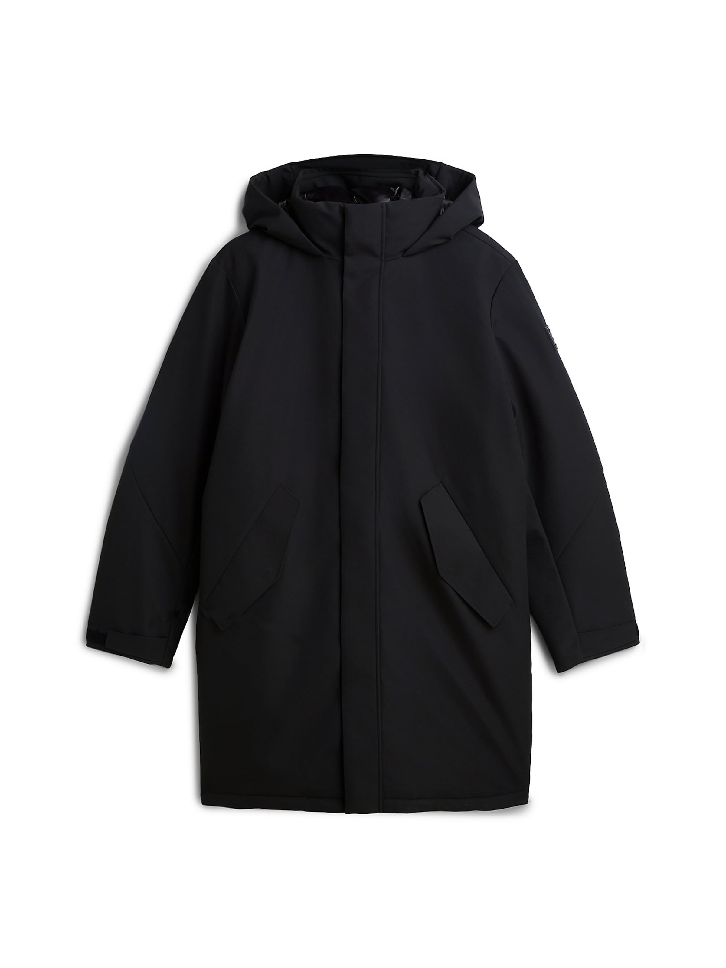 TOMMY HILFIGER Tussenparka in Zwart: voorkant