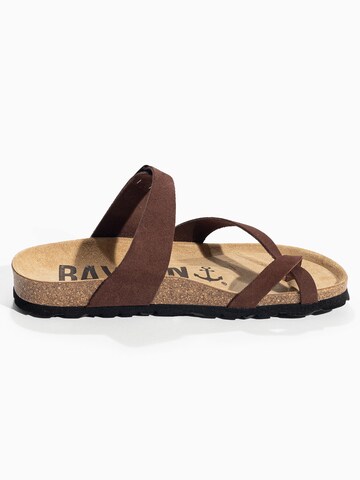 Bayton T-bar sandals 'Diane' in Brown