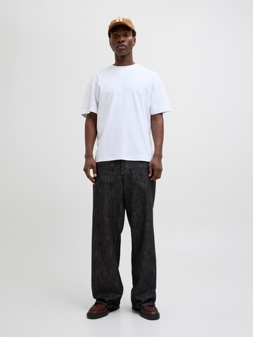 JACK & JONES Wide leg Jeans 'JJIDave JJClassic' in Black
