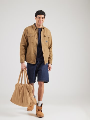 Vintage Industries Prehodna jakna 'Dean' | rjava barva