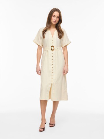 VILA Kleid 'VILinnen' in Beige: Vorderseite