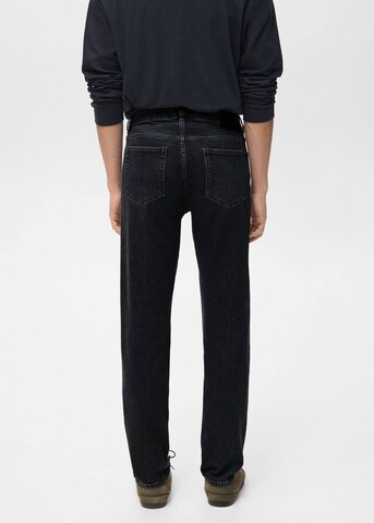 MANGO MAN Regular Jeans 'Patrick' in Black