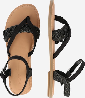 TOMS T-bar sandals 'LEXIE' in Black