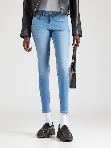 Pepe Jeans - Skinny Calças de ganga 'PIXIE' em azul: frente