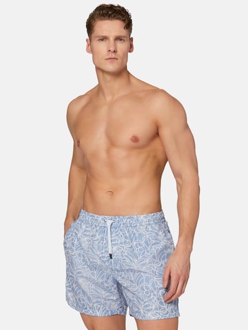 Boggi Milano Zwemshorts in Blauw: voorkant