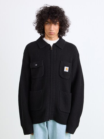 Carhartt WIP Плетена жилетка 'Chore' в черно: отпред