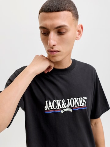 Maglietta 'JORFREDERIKSBERG' di JACK & JONES in nero