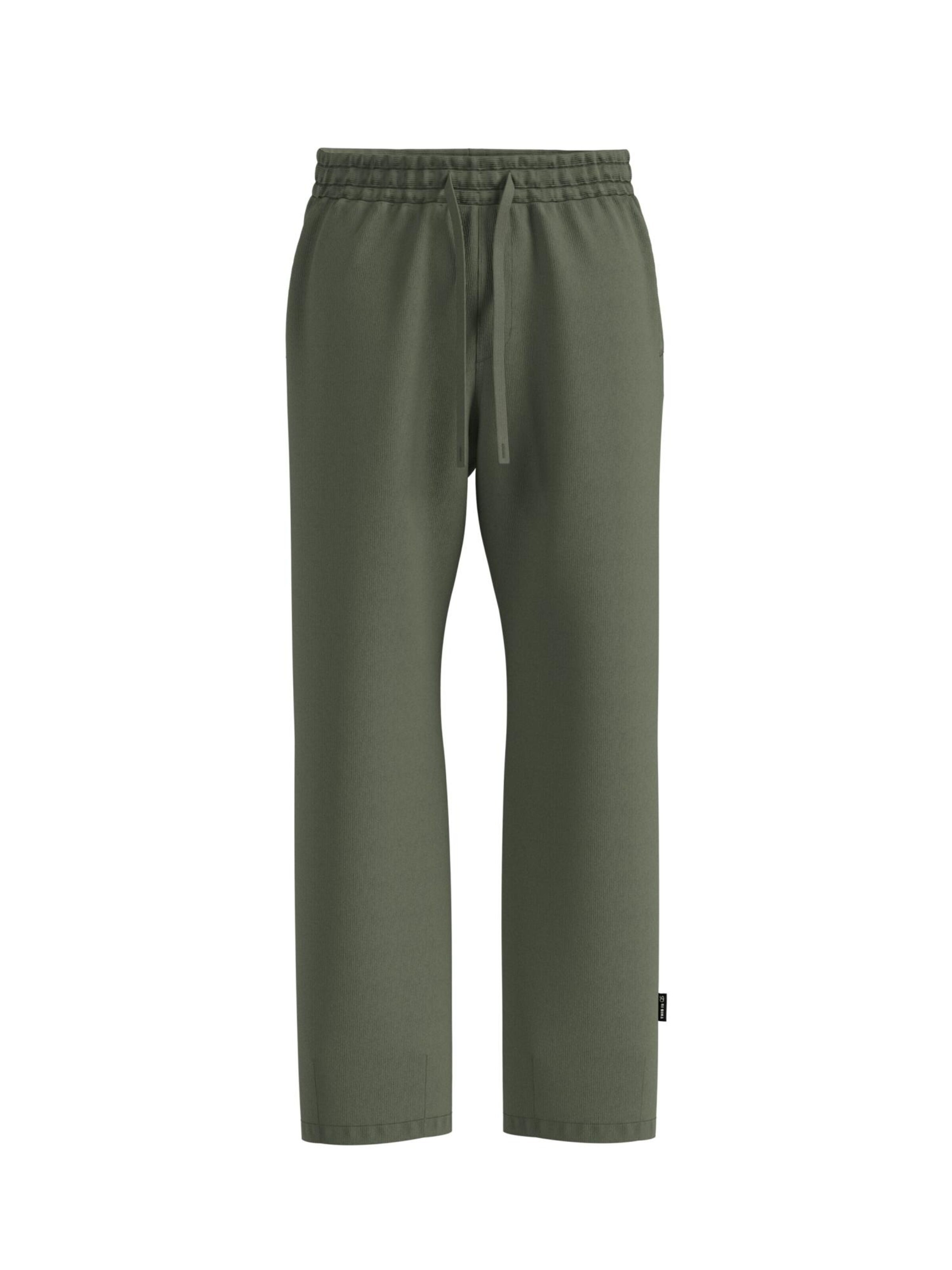 QS Regular Broek in Groen: voorkant