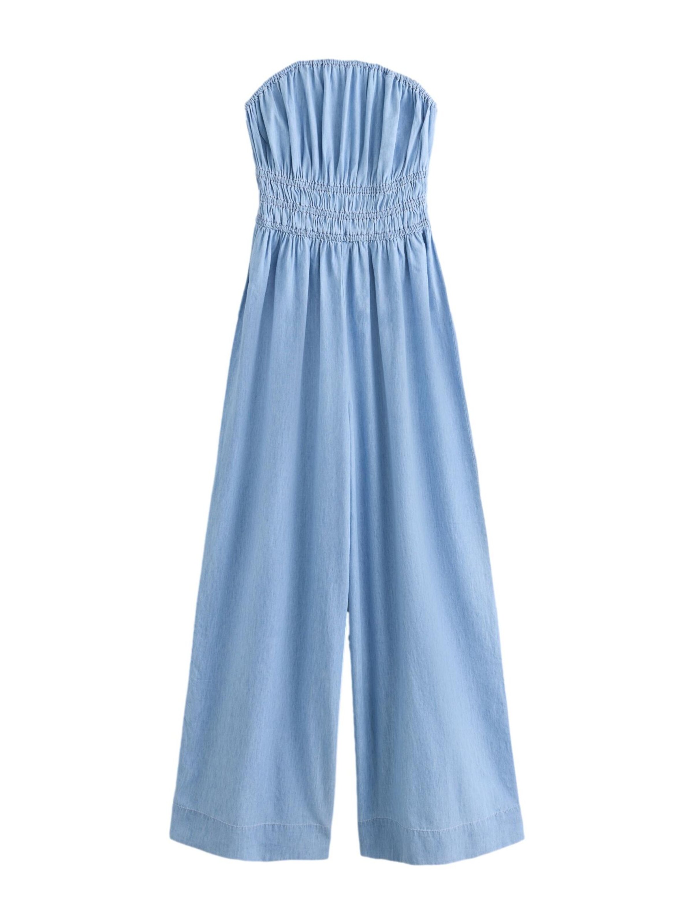 Next Jumpsuit in Blauw: voorkant