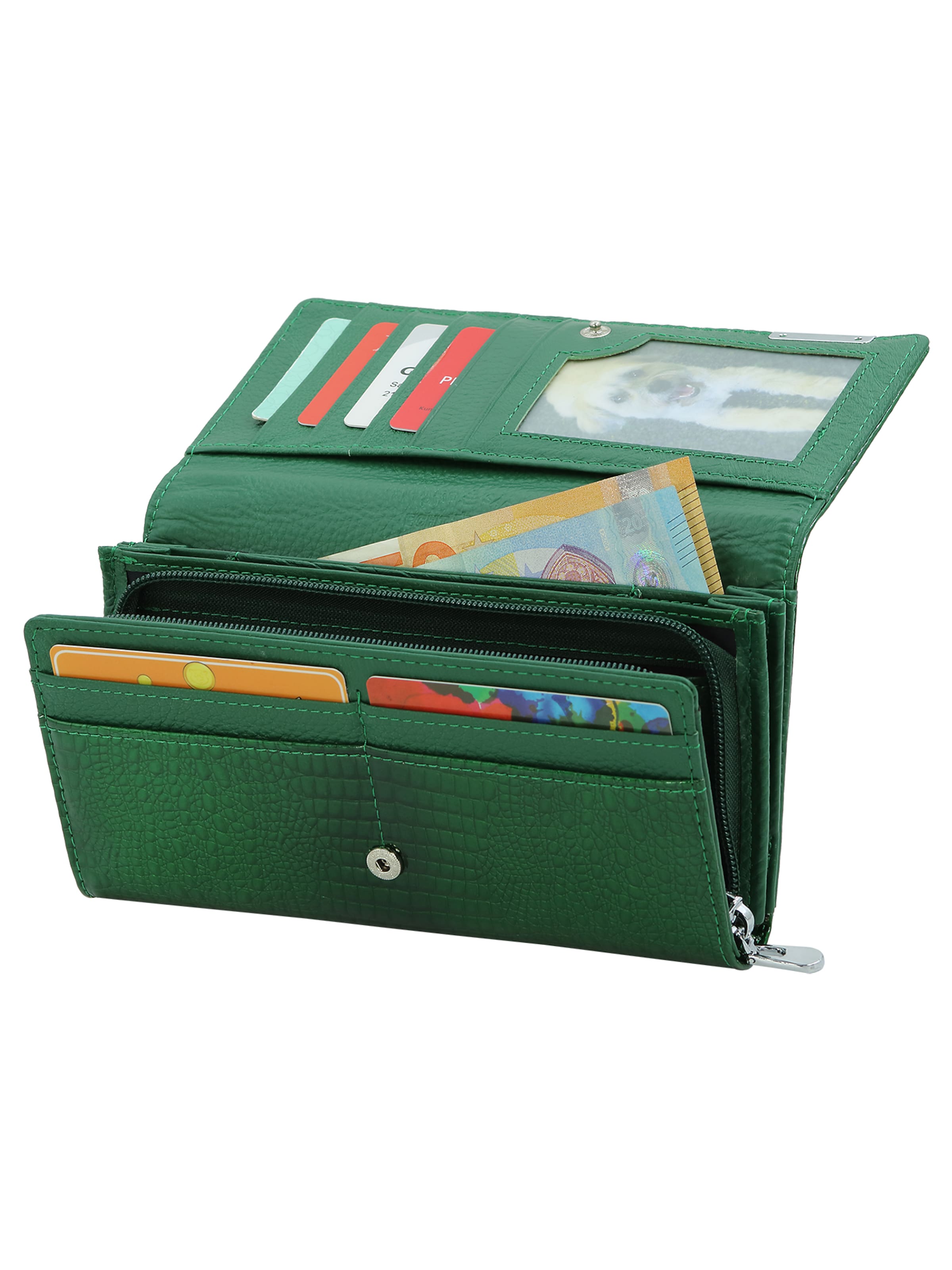 Jennifer Jones Wallet in Green