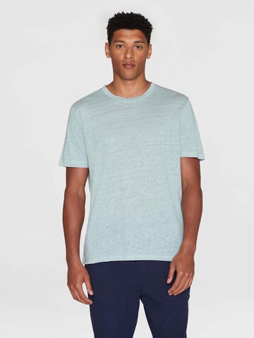KnowledgeCotton Apparel T-Shirt in Blau: Vorderseite