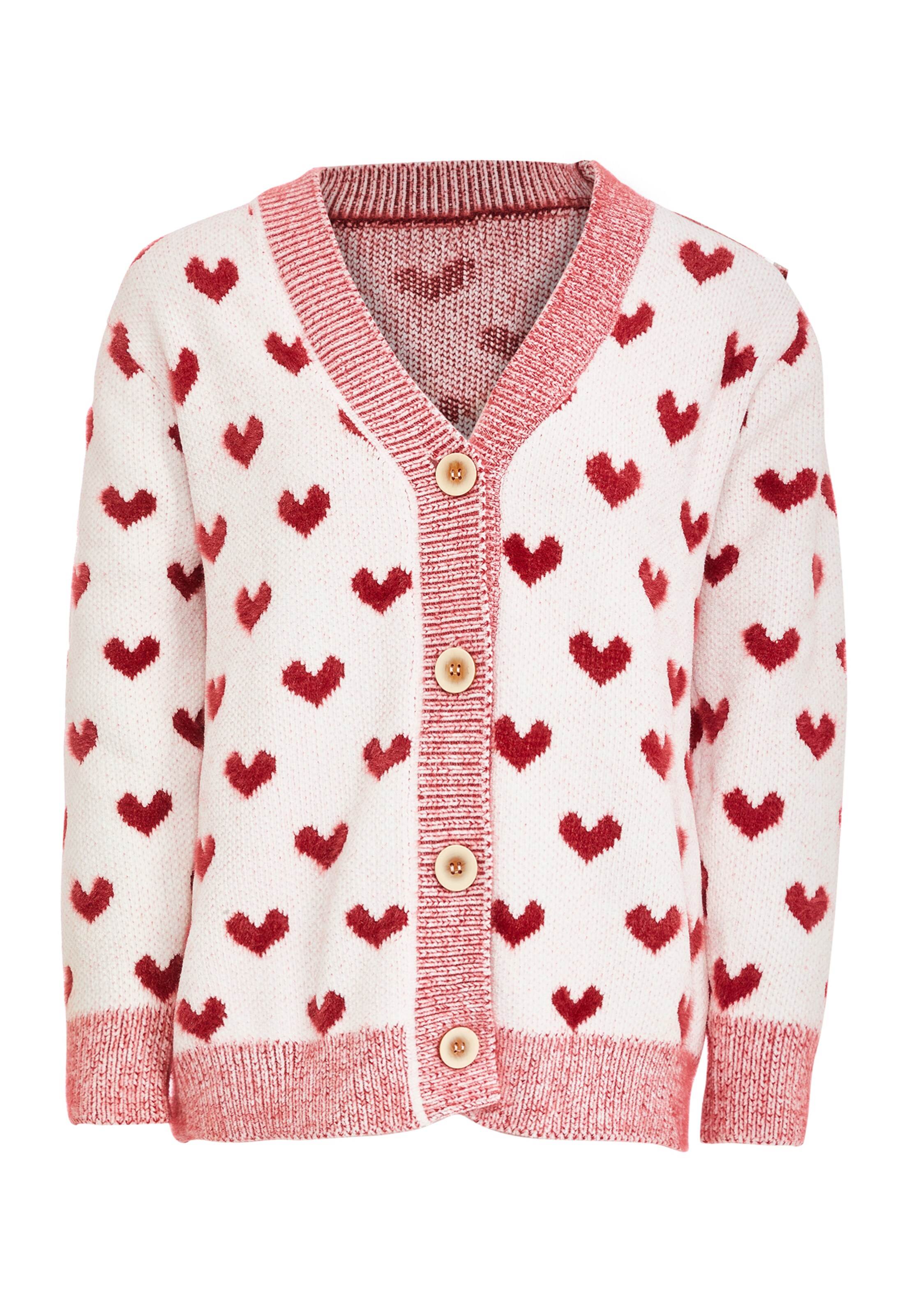 Poomi - Casaco de malha em branco: frente